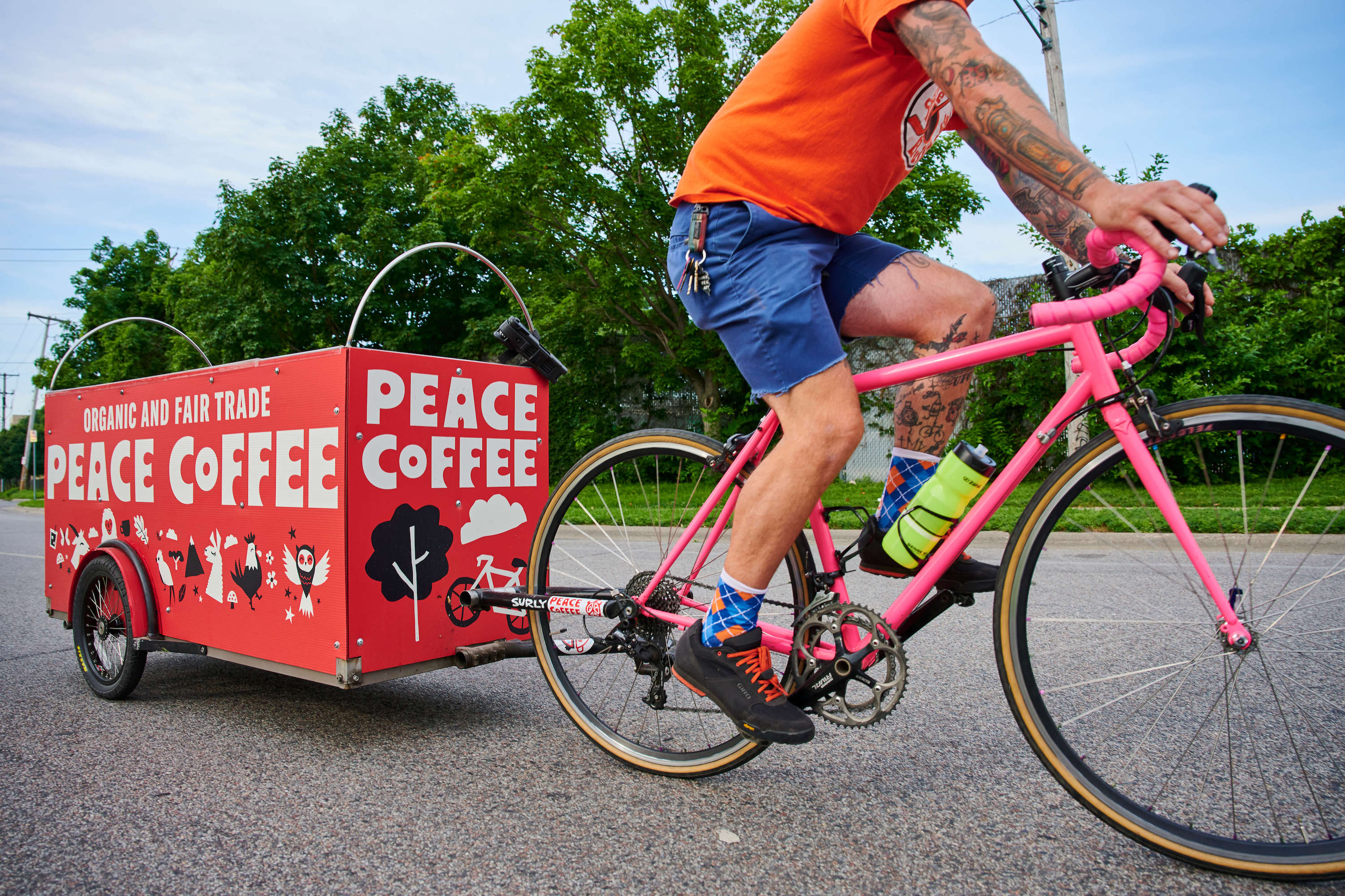 Pedaling Peace Coffee Since Day One - Peace Coffee