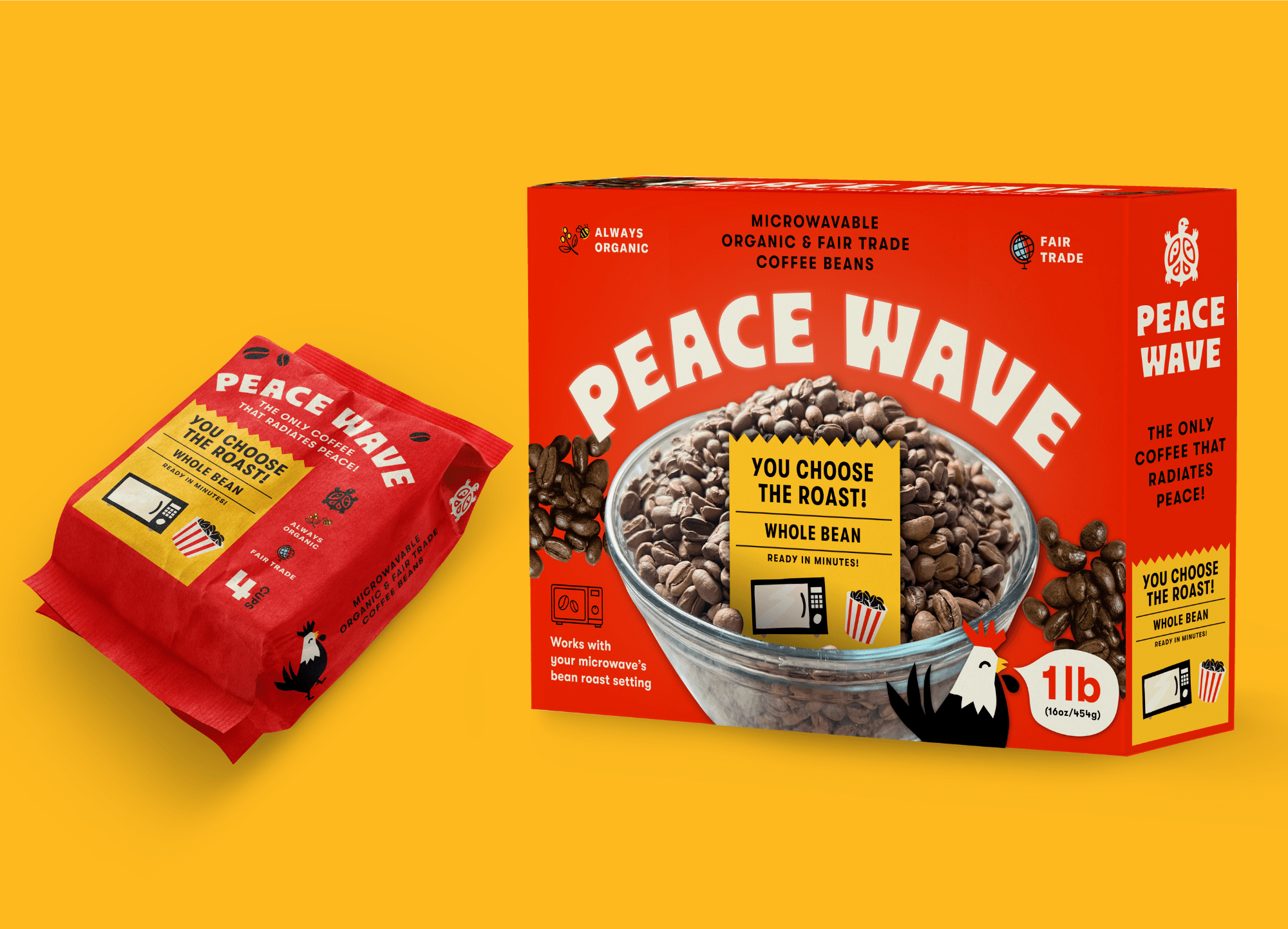 Ride the Peace Wave - Peace Coffee