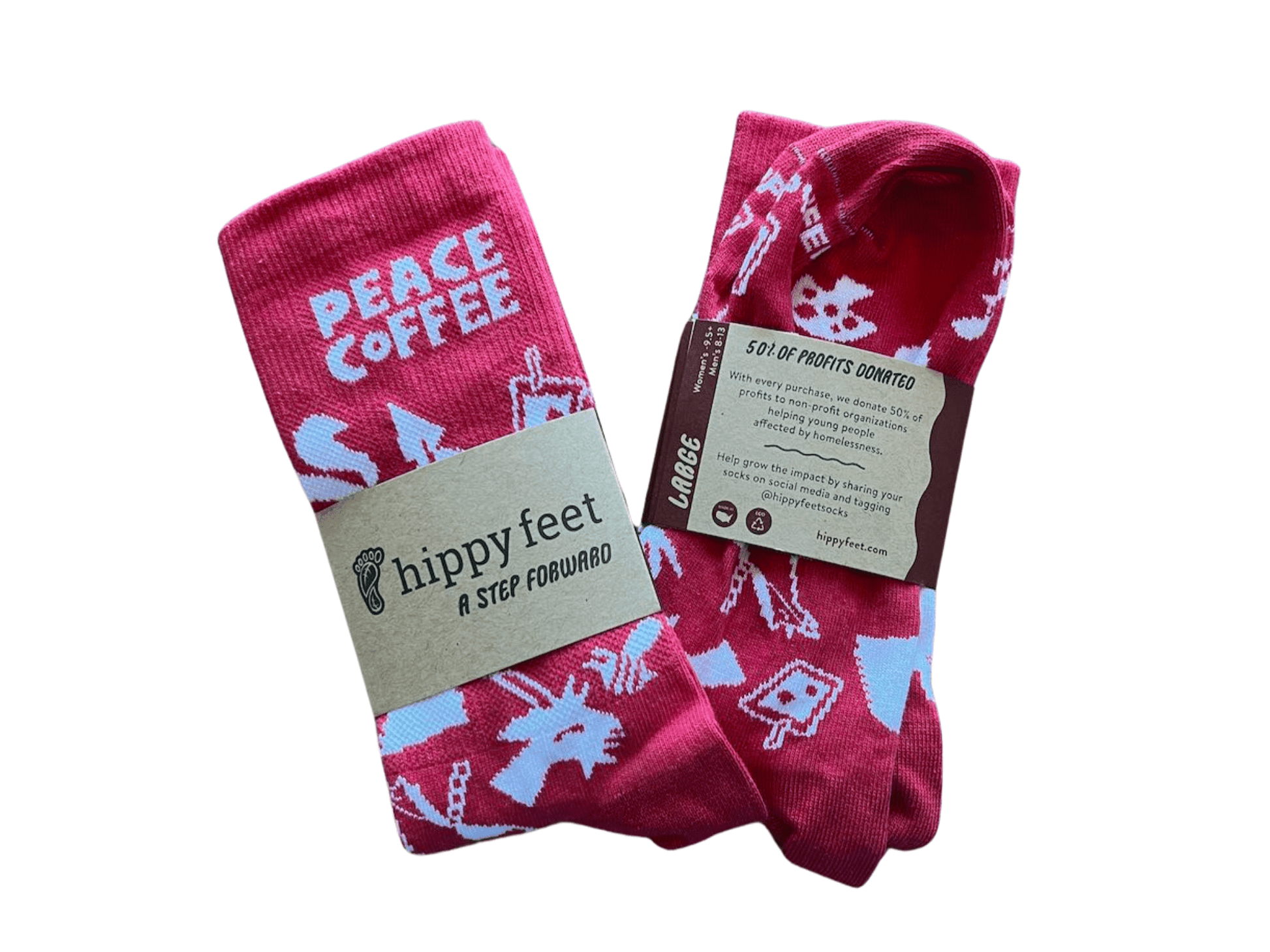 Holiday Socks - Peace Coffee