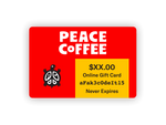 Online Gift Card - Peace Coffee